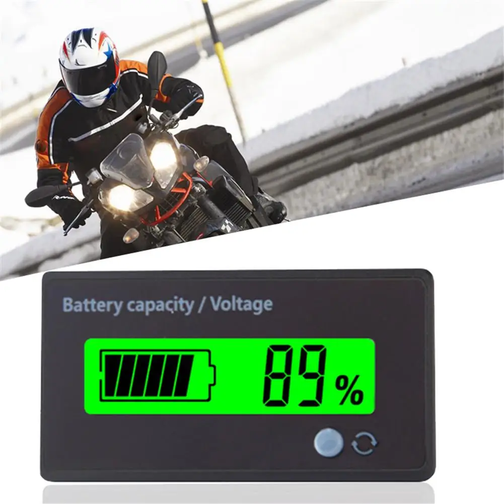 12 V-84 V устройство для измерения напряжения батареи ЖК-дисплей свинцово-кислотная литиевая Батарея Ёмкость Цифровой Тестер электрический заряд детектор для передних и задних фонарей