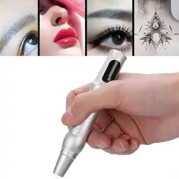 

6 Gears Adjustable Rotary Tattoo Machine Microblading Pen Semi-Permanent Eyebrow Lip Eyeliner Tattoo Tool US Plug 100-240V