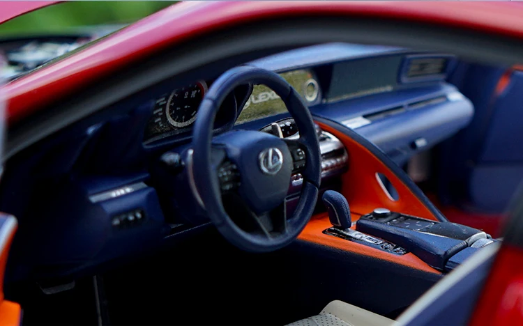 1:18 Lexus LC500h LC500 сплав модель автомобиля статические металлические модельные автомобили оригинальная коробка для подарков коллекция