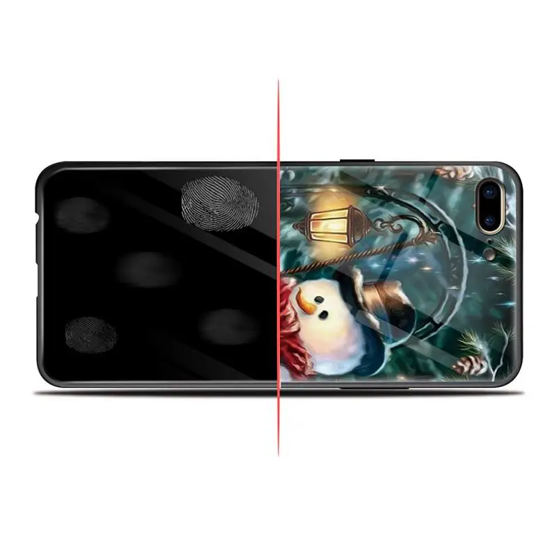 Рождественский новогодний мультяшный чехол для Xiaomi Redmi K20 Pro Note 7 6 5 Pro 7S 4X 7A 7 6 Pro 6A 5 Plus S2 Роскошный чехол из закаленного стекла