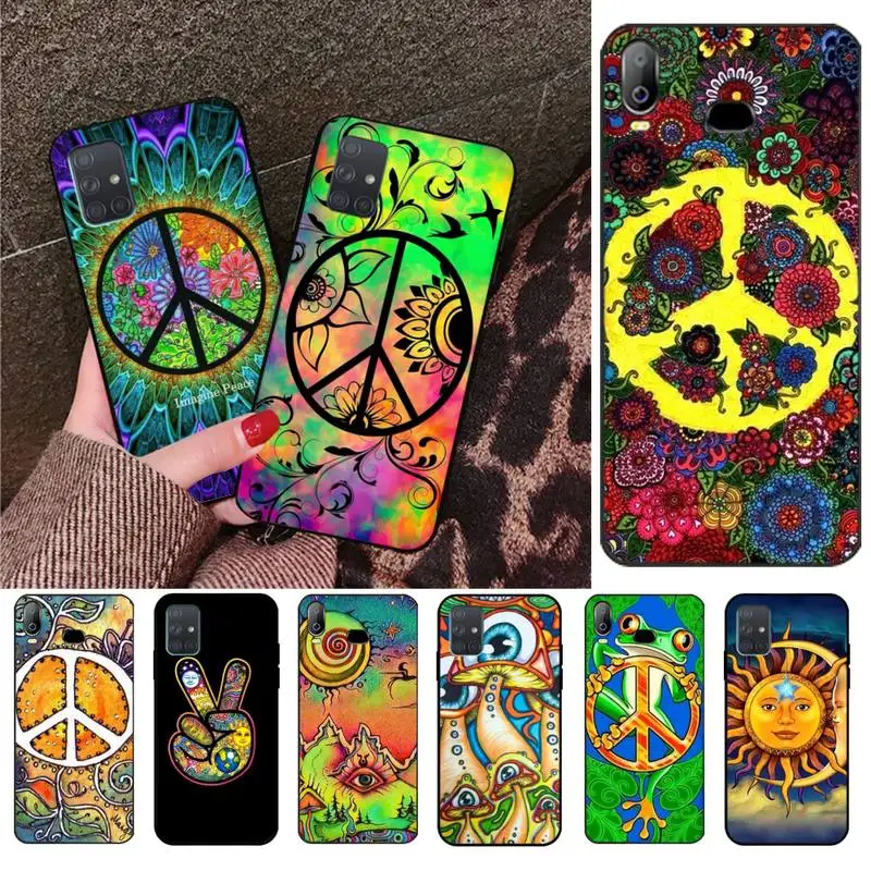Hippy Hippie Psychedelic Art Peace милый чехол для телефона Samsung Galaxy A01 A11 A31 A81 A10 A20 A30 A40 A50 A70 A80 A71 A51 |