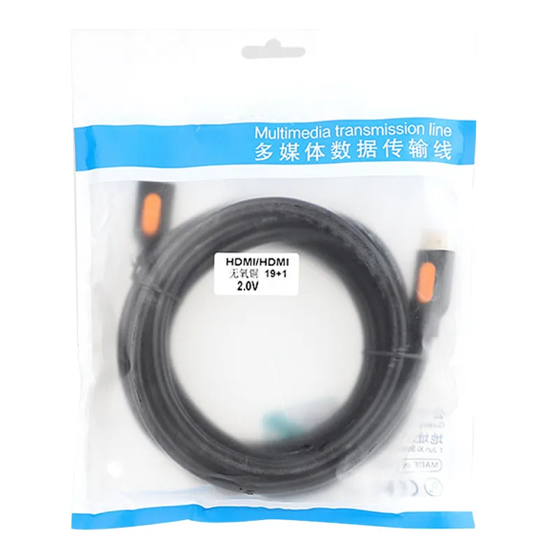 HDMI плоский кабель HDMI версии 2,0 Высокое Скорость Ethernet Поддержка видео в формате 4K HD 1080p 1,5/3/5/10/15/20 м DQ при падении