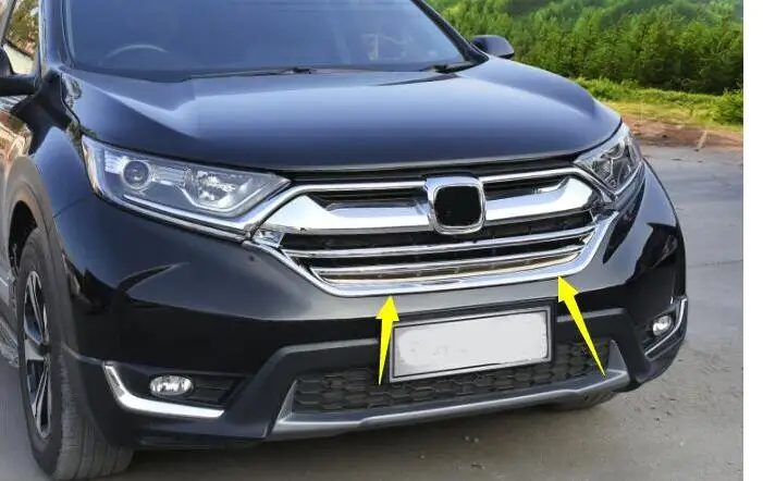 Специальный 17-19 для Honda Fifth Generation CRV модифицированный средний-чистый декоративный яркий бар аксессуары перед средней сети декоративные