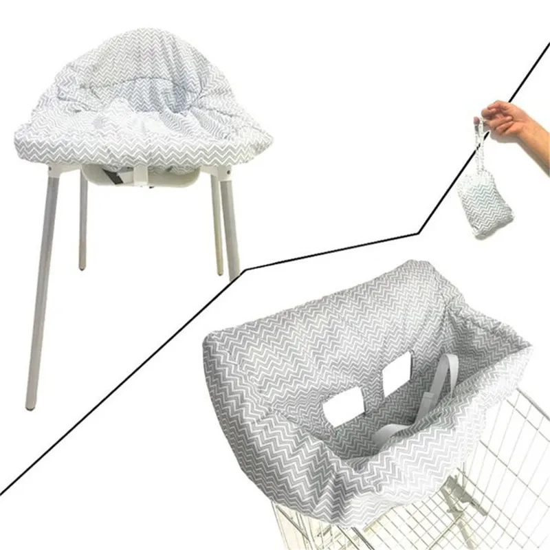 Cojín para asiento de carrito de compras de bebé y niño, cojín para silla de comedor, protección segura para viaje, cojín portátil para carrito de compras