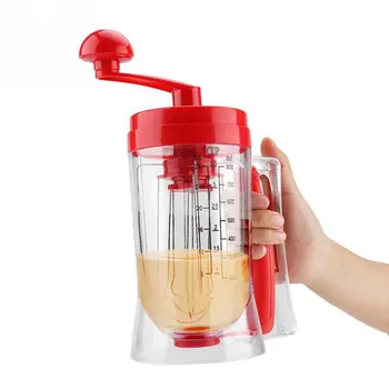 

Hand Manual Pancake Cupcakes Muffins Baking Waffle Mixer Dispenser Blender Machine Baking Tool
