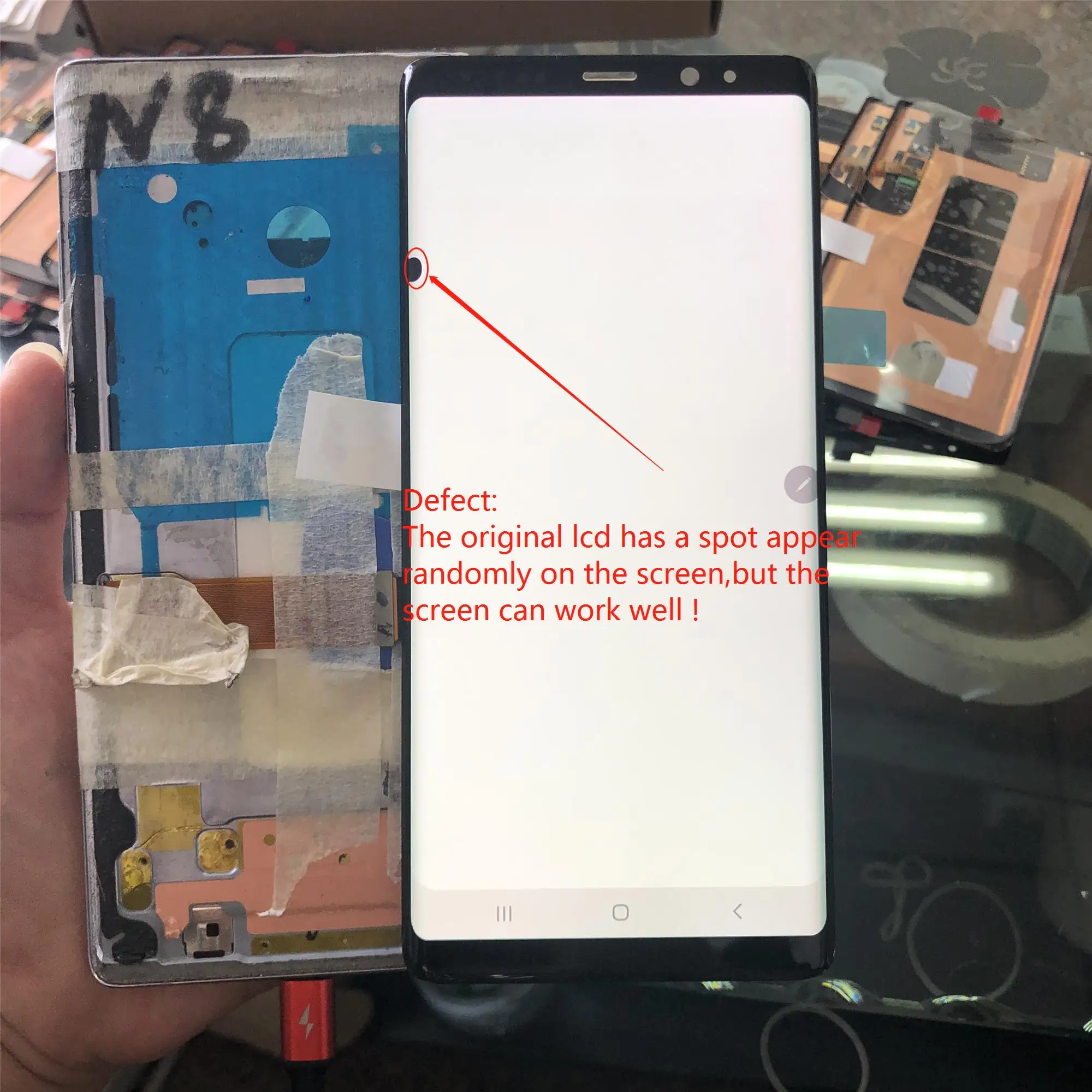 Оригинальный дисплей Note8 6 3 &quotSUPER AMOLED для SAMSUNG Galaxy NOTE 8 ЖК-дисплей N950 N950F N950N +