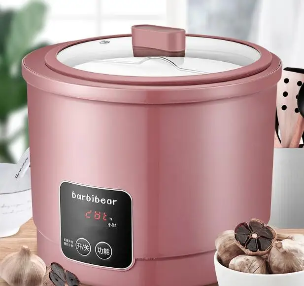 Цвет: желтый 5L DIY черный чеснок ферментер интеллигентая(ый) Сенсорный экран для Бытовая Машина для брожения Черного Чеснока 220 dc-двигатель, напряжение 90w - Цвет: Цвет: желтый