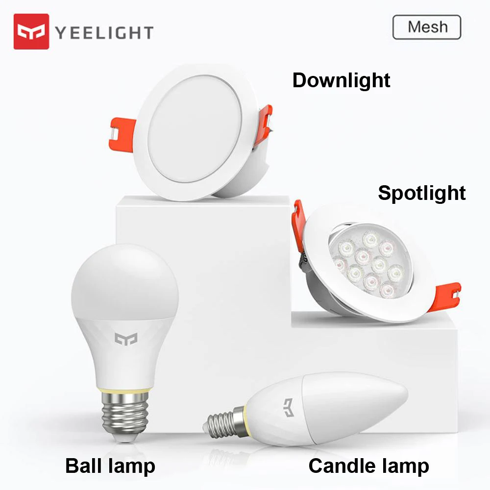 Оригинальный Xiaomi Mijia Yeelight умный Bluetooth светильник прожектор умная лампа работает с