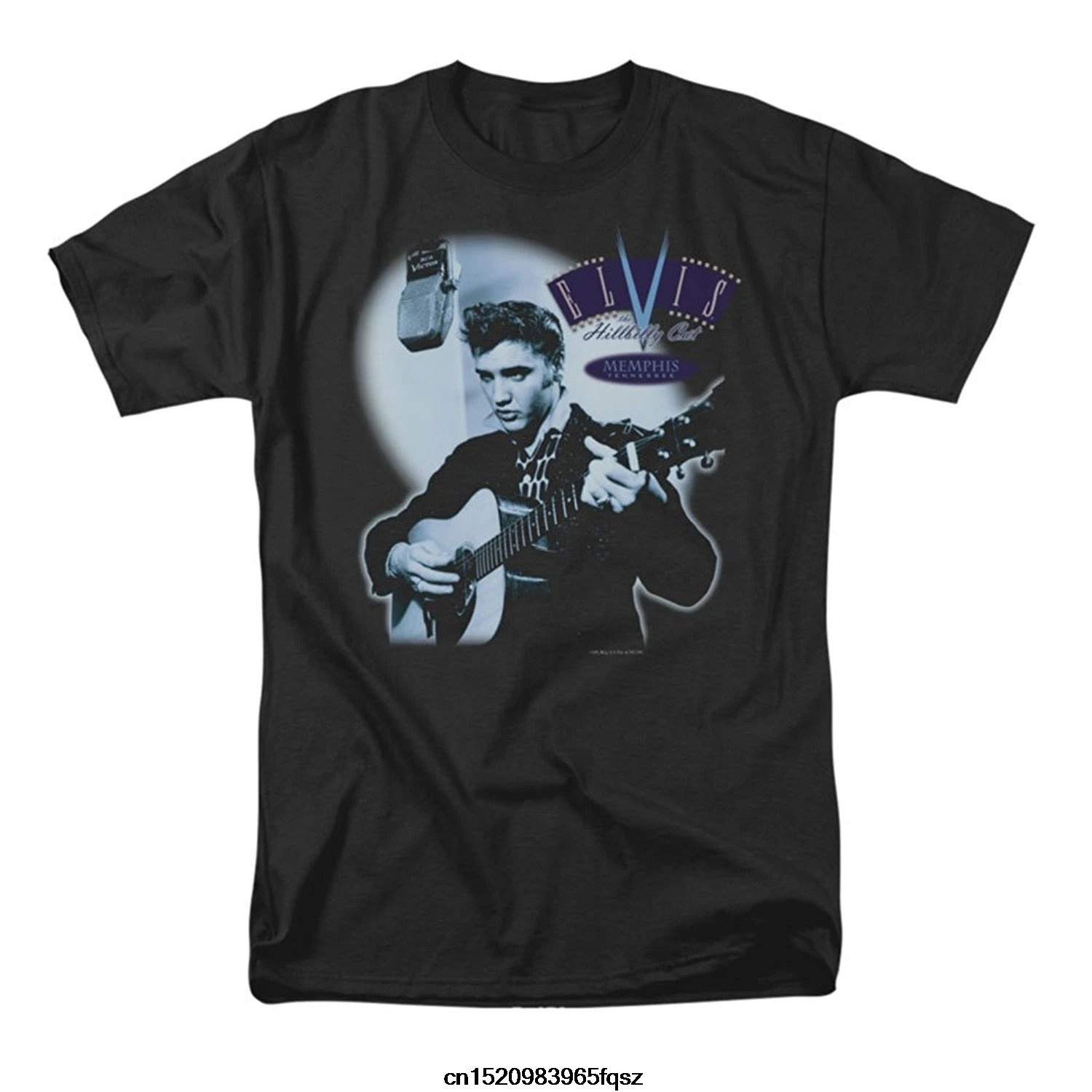 2018Short Sleeve Men Tshirt Tops Summer Elvis Presley Hillbilly Mens Short Shirt |