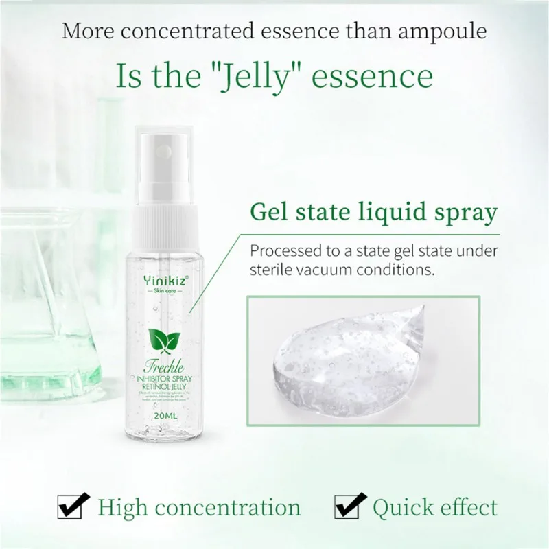 Freckle Removal Serum Moisturizing Lightening Pigment Brighten Skin Color Anti-aging Spray Bright White Pigment SkinCare