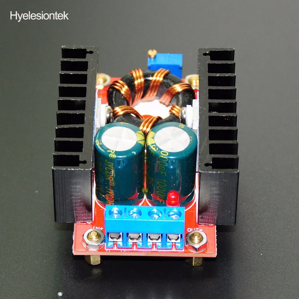 152W 8A Voltage Step Up Converter Boost Power Module Car LED Displays Acogedor DC-DC Step Up Converter Regulator,12V to 19V Boost Converter for Electric Motors Fans. Speakers