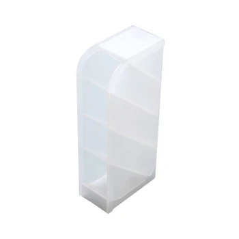 

Plastic Pen Holder Desktop Storage Oblique Insertion Organizer Pencil Stationery Office Desk Home UY8