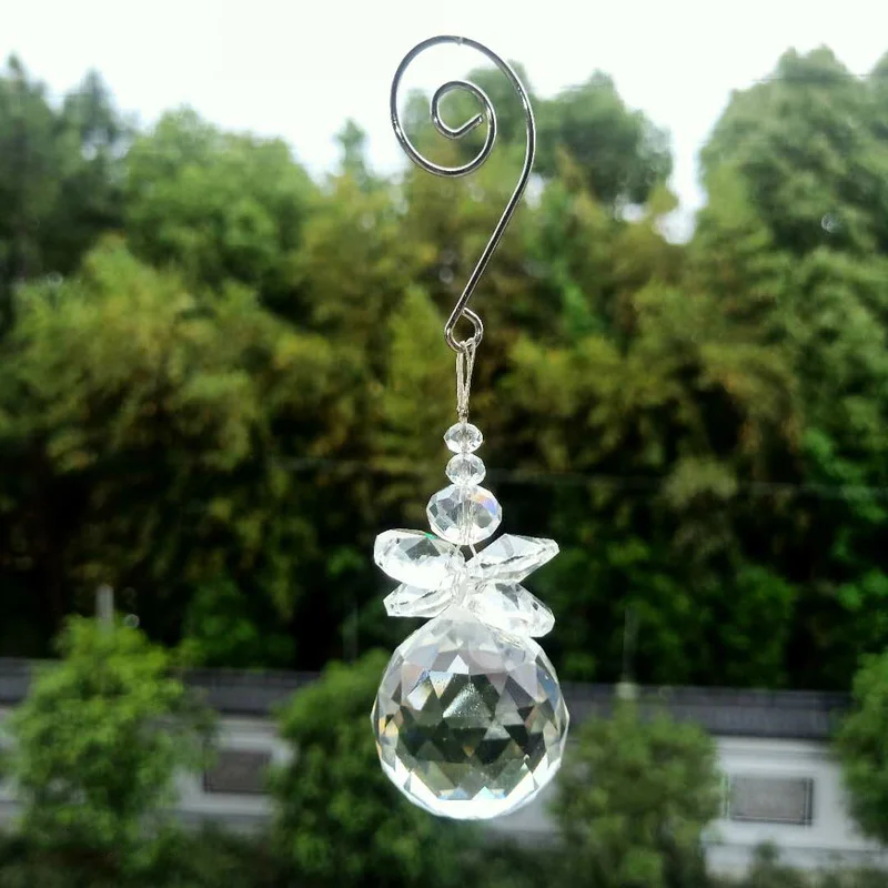 New Clear Crystal Beads for Chandeliers Crystals Ball Prisms Suncatcher Hanging Ornament Pendants Accessories DIY Home Decor afbeelding