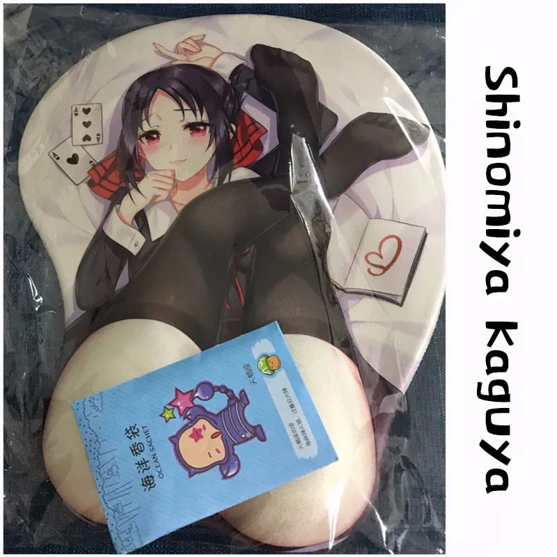 Anime-Kaguya-sama-Love-Is-War-Shinomiya-Kaguya-3D-Soft-Gel-Gaming-Mouse-Pad-Ergonomic-Mousepad