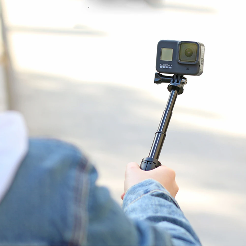 TUYU2019 складной штатив выдвижной мини монопод ручка селфи палка для DJI OSMO Gopro Hero 8 eken YI ручные аксессуары