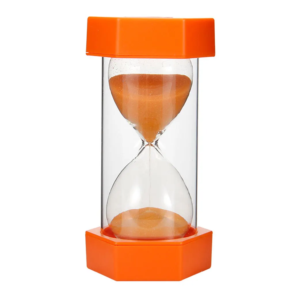 Hexagonal Drop Resistance Hourglass 5/10/15/mins Kid Gift Household Sandglass Game Sand Timer Desktop Ornaments Sand Clock