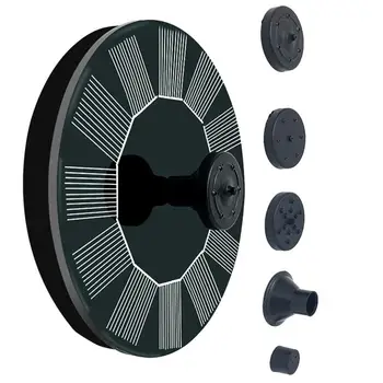 

1PC Solar Floating Fountain Outdoor Solar Panel Fountain Garden Pool Pond Fountain Solar Water Sprayer Miniature Water Fountain