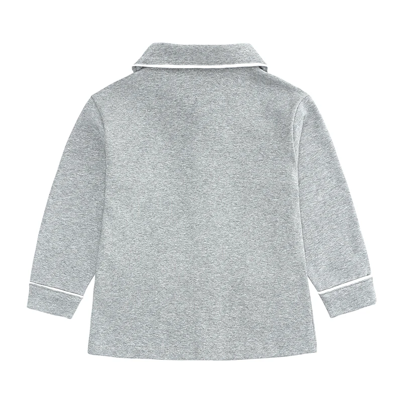 Kids Tales Pajamas for Children Baby Pajamas Sleepwear Soft Cotton Collar Long Sleeve +Pants Home Wear Menino Pajamas for Girls 4