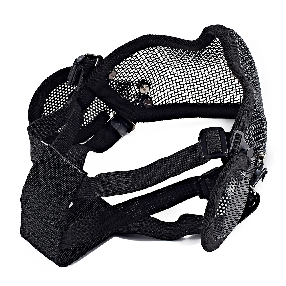 Outdoor Sports Protector For Running Cycling Sunscreen Helmet Riding Half Face Mask Breathable New Soft Mesh Mouth Accessories