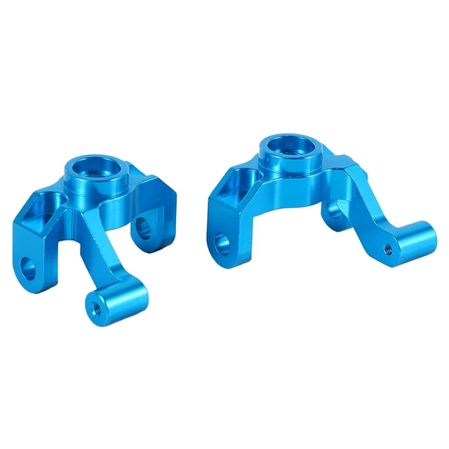 Aluminum Steering Hub Carrier Knuckle (L/R) 0005 Portal Drive Housing Front for WLtoys 12428 12423 1/12 FEIYUE Desert Eagle FY03 5