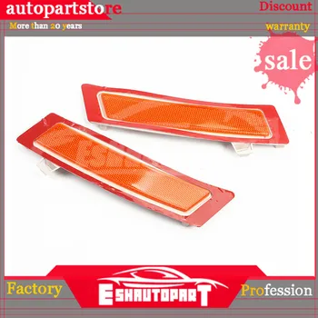 

63147274433 63147274434 For BMW X5 E70 35ix 35dx 50ix 2011 2012 2013 Pair Left Right Front Bumper Cover Reflector Yellow