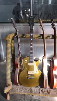 

Standard guitar with gold top;free shipping