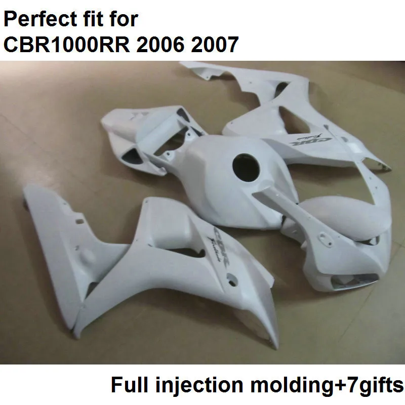 Подходит для Honda CBR1000RR 2006 2007 классические белые обтекатели комплект CBR 1000RR 06 07 SZ06