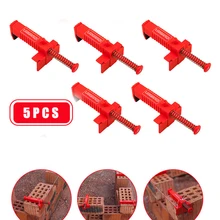 Outil de brique pour fixateur de Construction, 5 pièces, pour tiroir à fil, niveleur de brique, outils de Construction