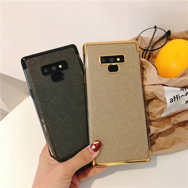 Блестящий чехол для Samsung Galaxy Note 10 Pro 9 8 S10 5G S10E S9 Plus M10 M20 M30 A20E A30 A50 A70 2019 мягкий из ТПУ