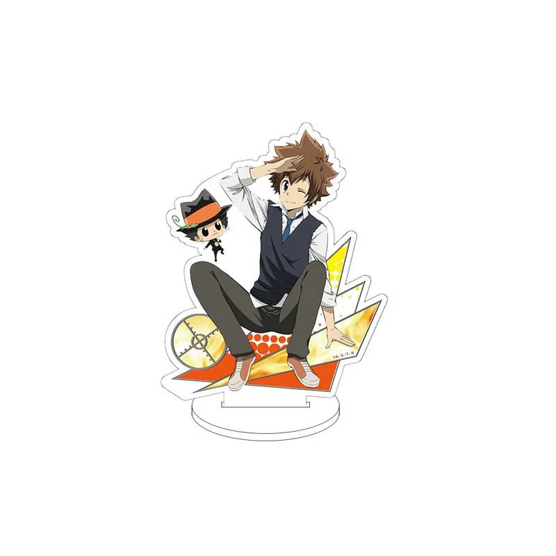 5 стилей Аниме HITMAN REBORN! Sawada Tsunayoshi Gokudera акриловая Статуэтка игрушки двухсторонняя