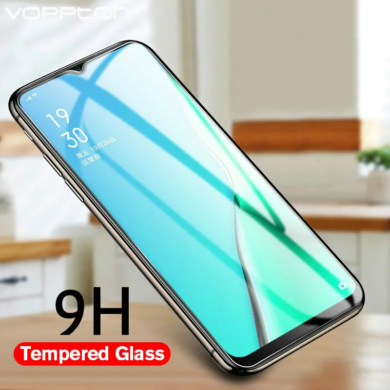 2-в-1 полное покрытие закаленное Стекло+ объектив для Oppo A9 A7 A5 A5S A3 A3S A1K A83 AX7 Pro Экран протектор Стекло
