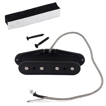 

4 Pole Guitar Pickup Maple Wood Humbucker Pickup Jack for Cigar Box Guitar