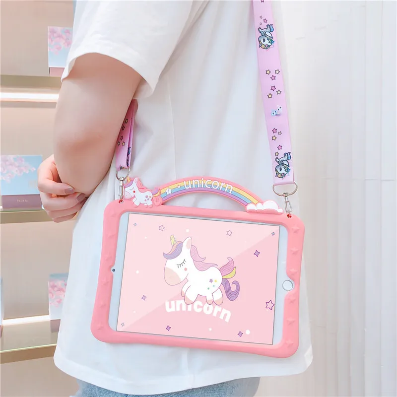 Rainbow Unicorn iPad Cases