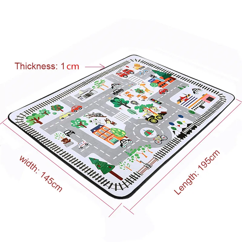  Soft Baby Crawling Mat Child Play Mats Warm Rug Living Room Carpet