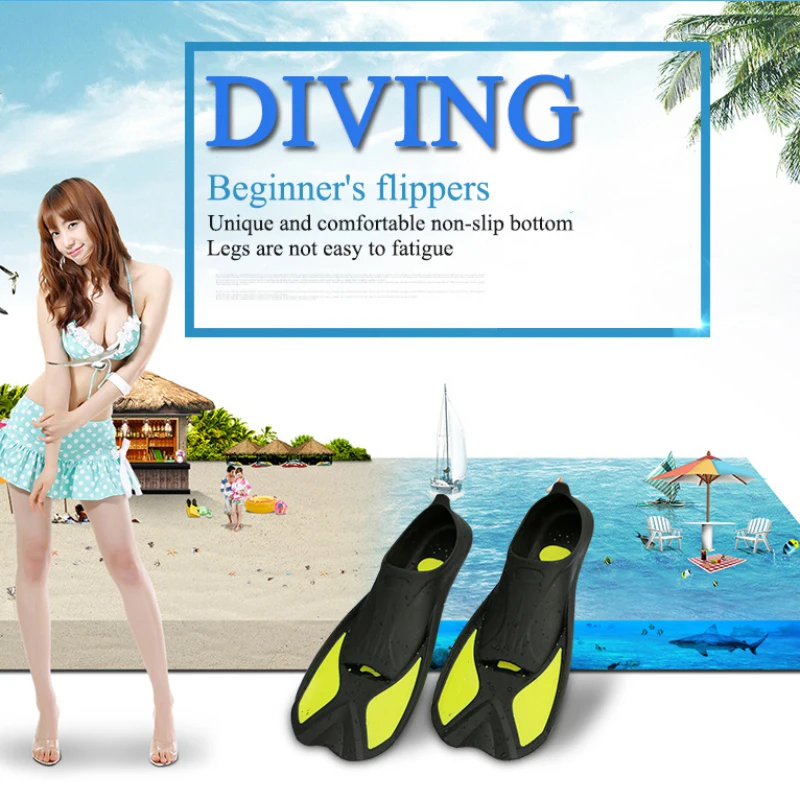 

Adult Swim Fins Neoprene Swimming Flipper Anti-slip Diving Fins For Adults Neoprene Flippers For Snorkeling Surfing