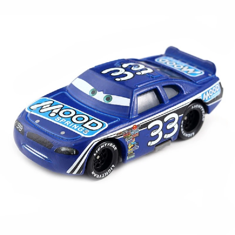 Disney Pixar 33 Lightning McQueen Mater Jackson Storm Ramirez 1:55 литой металлический сплав модель