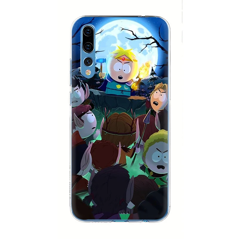 EWAU аниме Southpark мягкий силиконовый матовый чехол для телефона для huawei P8 P9 P10 P20 P30 Lite Mine Pro P Smart Z Plus - Цвет: T4