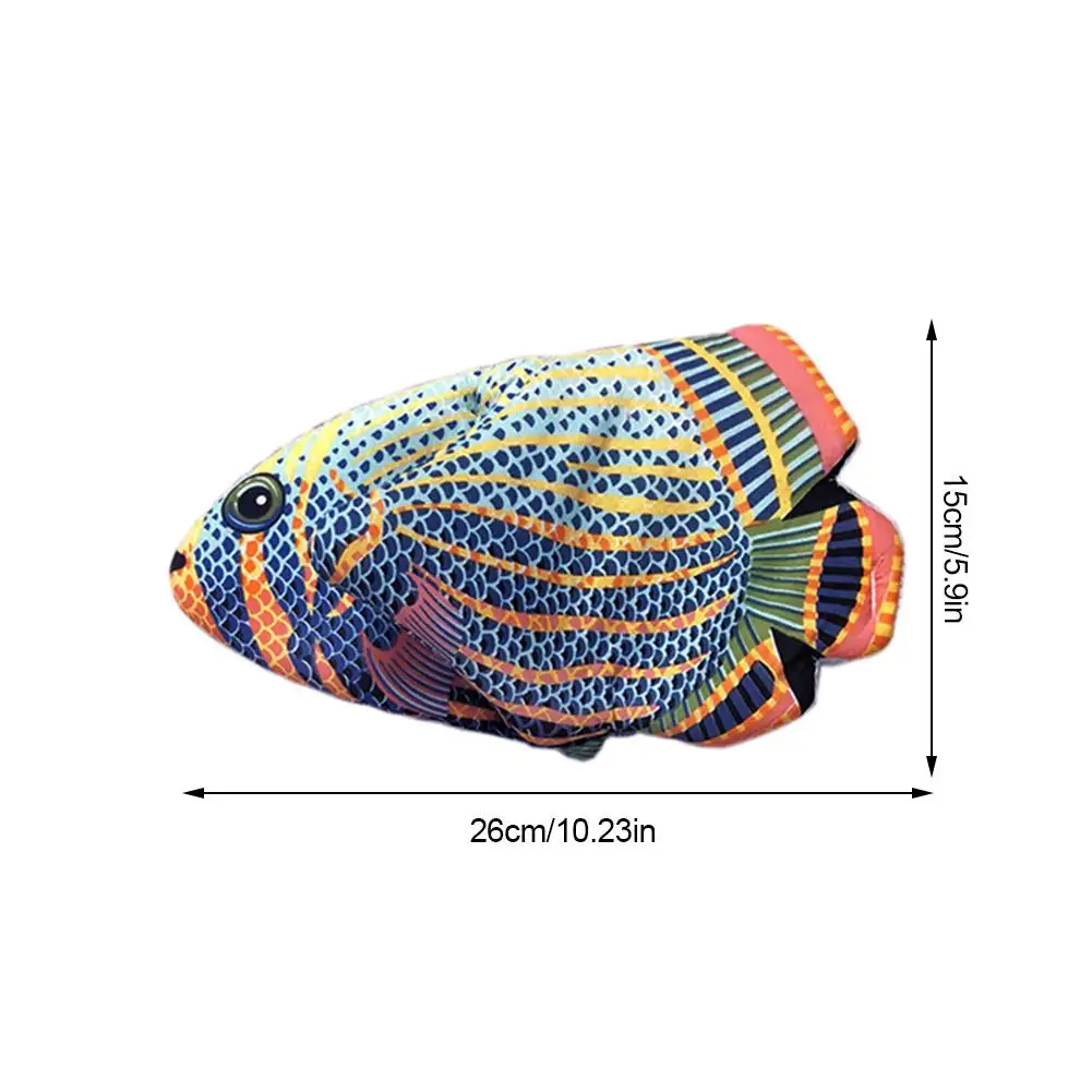 1pc BBQ Glove Tropical Fish Oven Mitt Quilted Heat Resistant Animal Oven Glove Anti-Scalding Mitten For Home Kitchen