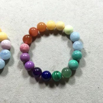 

Natural crystal navy blue bracelet for women and men with south red agate couple bracelet