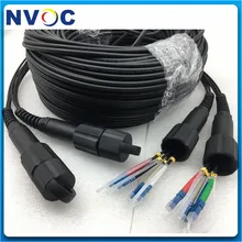 8 сердечника кабеля 10 м 25 возможностью погружения на глубину до 30 м 50 м 70 80 м SM G657A1, LSZH, 2 шт PDLC/оптический патч-корд(4 ядра) оптоволоконный соединительный кабель, 8C LC/SC/FC/ST UPC бронированный волоконный патч-корд