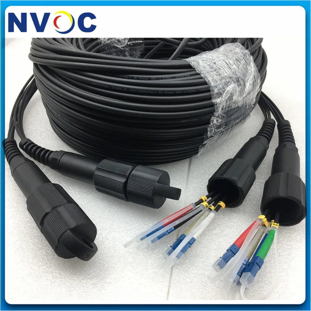 8 ядер 100 м 150 200 SM G657A1 8C LC/SC/FCUPC PDLC/UPC открытый DVI водонепроницаемый бронированный
