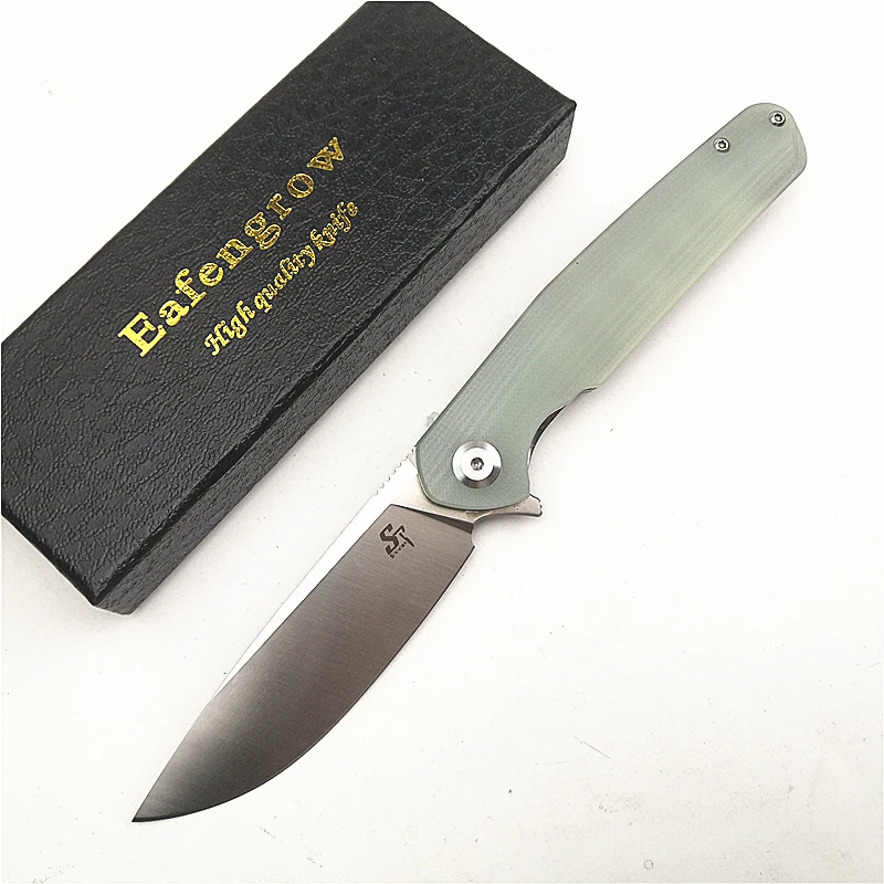 High End LC29N Flipper Folding Knife D2 Satin Drop Point Blade CNC G10  Handle Ball Bearing Fast Open Knives From Allvin17, $41.32