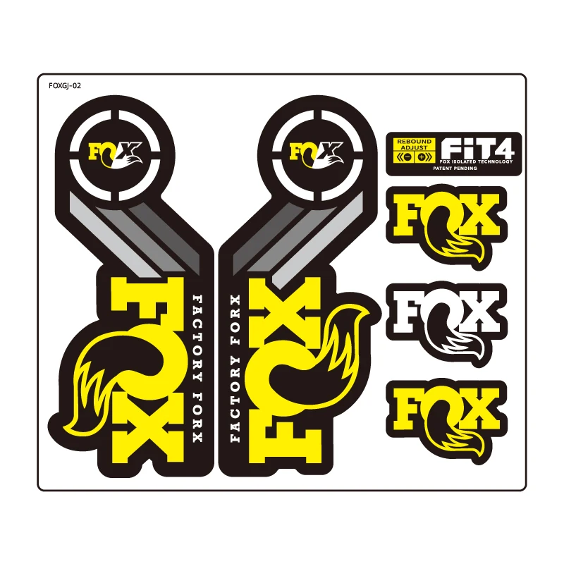 FOX 40 вилка наклейка для MTB горный велосипед наклейки FOX40 XC Велоспорт наклейка
