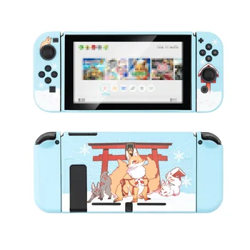 

Cute Fox Switch Protective Shell TPU Soft Case Split Cover Shell Anti-fall Game Console Box Case For Nintendo Switch Accessories