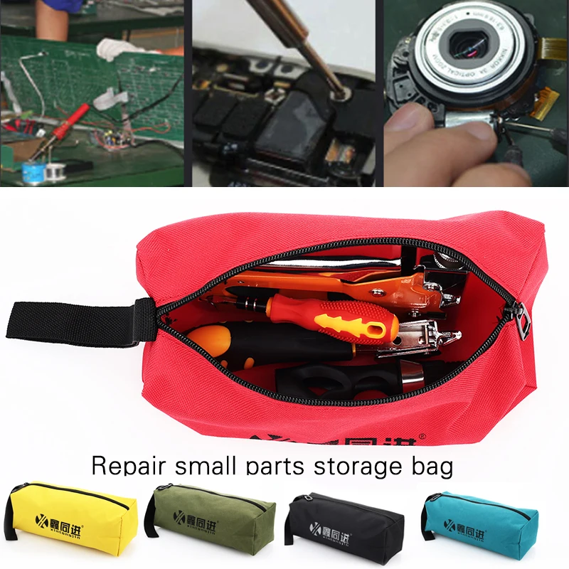 Durable Color High Quality Sundries Bag Hardware Handbag Waterproof Repair Kits Practical Black Blue Hydropower Wrench