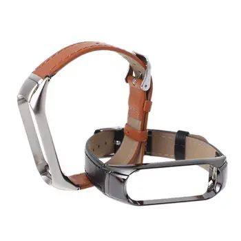 

Replacement Leather Wrist Bracelet Sport Strap Watch Band for Xiaomi Mi Band 4 95AF