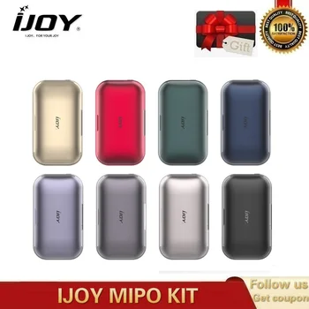 

E Cigarette Original IJOY Mipo PCC Vape Pod 1.4ml Cartridge 200mAh Battery Mod with 1000mAh Wireless Charging Bank Vaporizer Kit