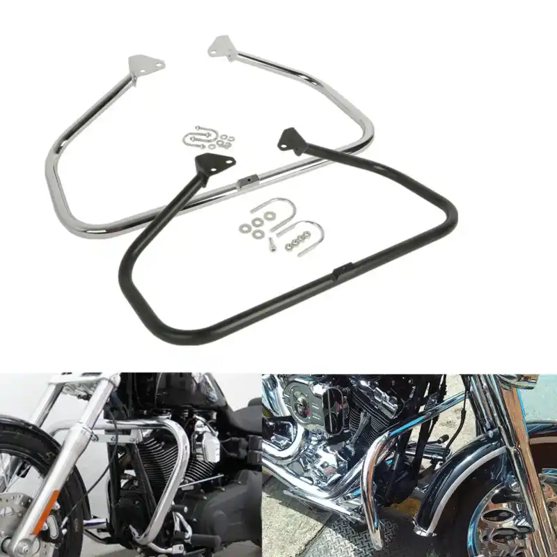 Motorcycle Engine Guard Highway Crash Bar For Harley Dyna Fat Bob Street Bob Wide Super Glide Custom Low Rider 06 17 Covers Ornamental Mouldings Aliexpress