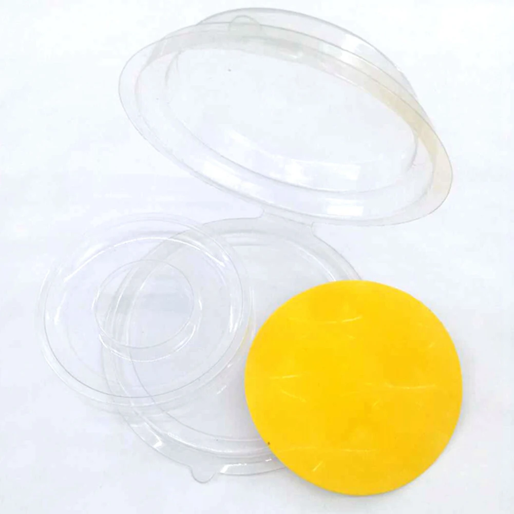 10 наборов, круглая упаковочная коробка, пластиковая посылка, поднос, инструмент для макияжа, для пустых ресниц