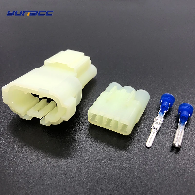 

5Set 3 pin/way HM 090 female male electrical waterproof auto connector CB400 pump plug EFI locomotive socekt 6180-3451 6187-3801
